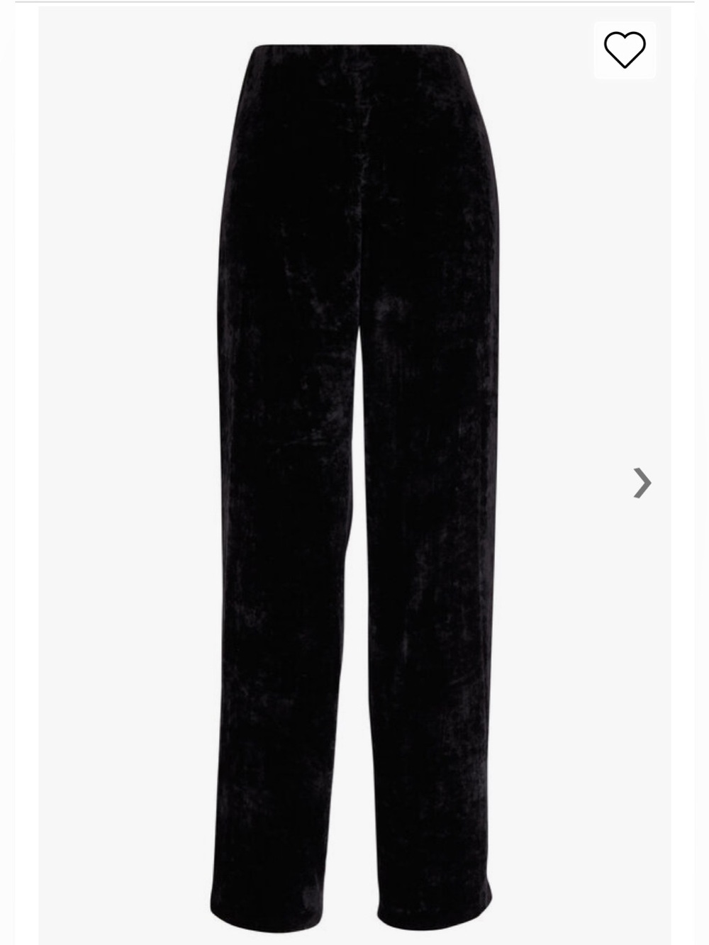 Vince black velvet wide leg pant NWT Size L/G
